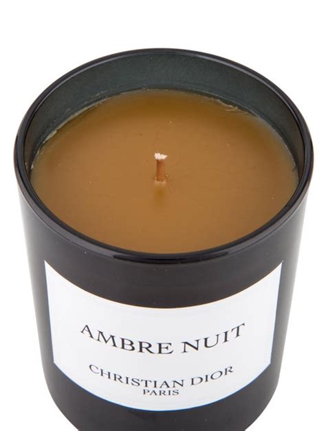 christian dior ambre nuit candle.